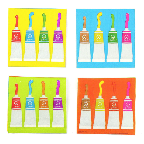 Bob Ross and Friends Beverage Napkins (20 Pack) - Prime PartyNapkins