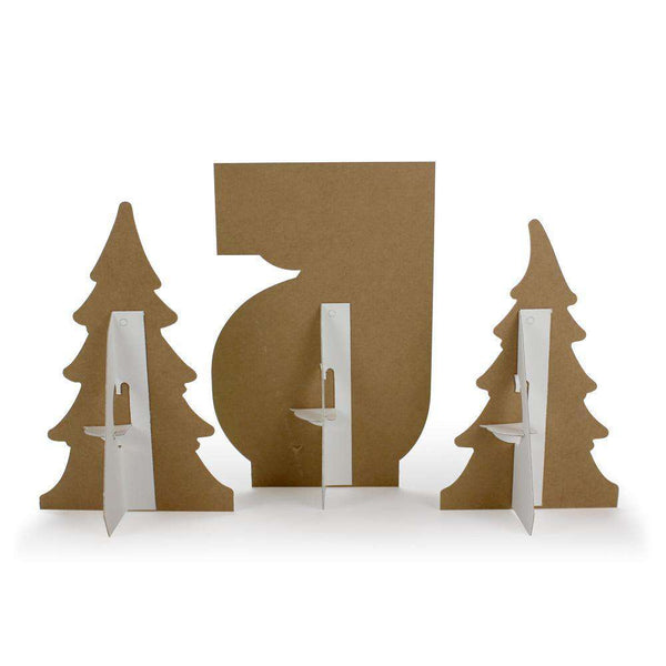 Bob Ross and Friends Mini Tabletop 1-5 Cardboard Cutout (3-Piece Set) - Prime PartyMini Numbered Table-Top Decor