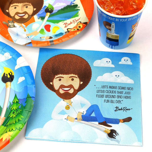 Bob Ross and Friends Standard Pack for 8 - Prime PartyParty Packs