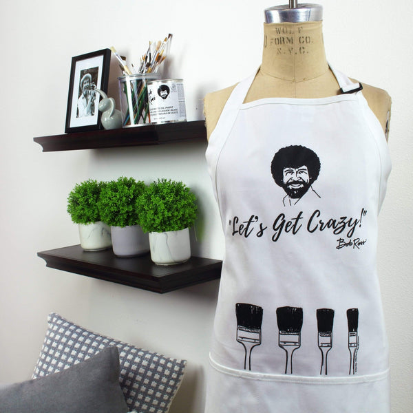 Bob Ross Apron | Let's Get Crazy! - Prime PartyApron