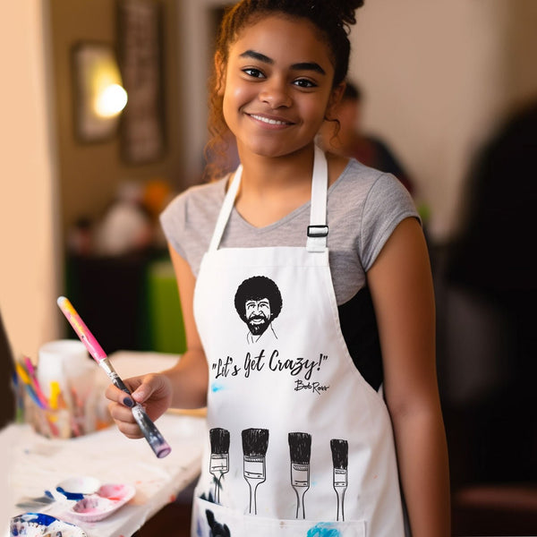 Bob Ross Apron | Let's Get Crazy! - Prime PartyApron