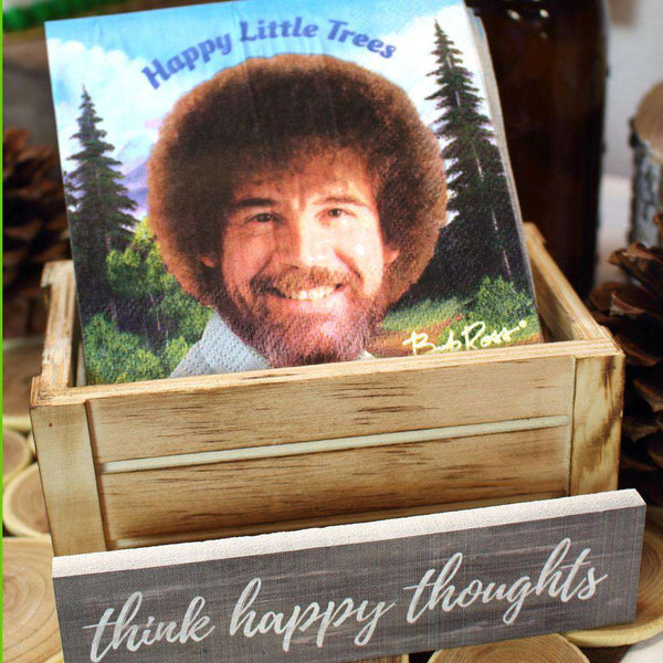 Bob Ross Classic Beverage Napkins (20 pack) - Prime PartyNapkins