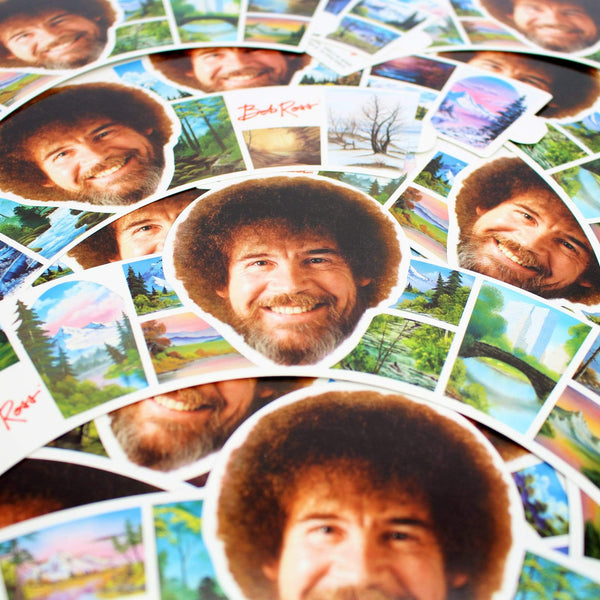 Bob Ross Cupcake Wrappers (Set of 12) - Prime PartyCupcake Wrapper