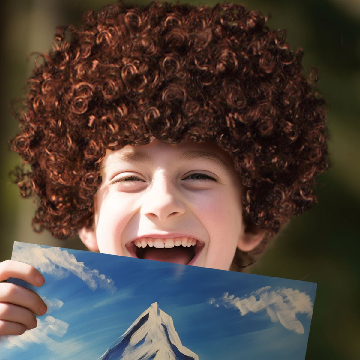 ross dress wig Bob Ross Wig | Bob Ross Hair