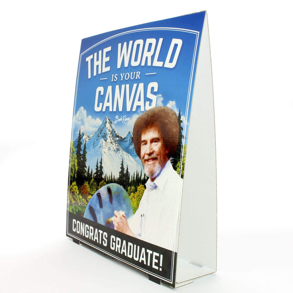 Bob Ross Graduation Table Tent Centerpiece - Prime PartyCenterpieces