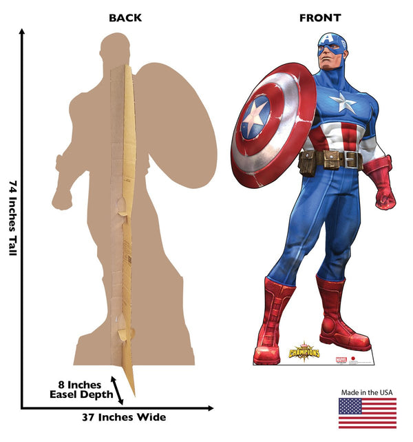 Captain America – Cardboard Cutout - Prime PartyCardboard Cutouts