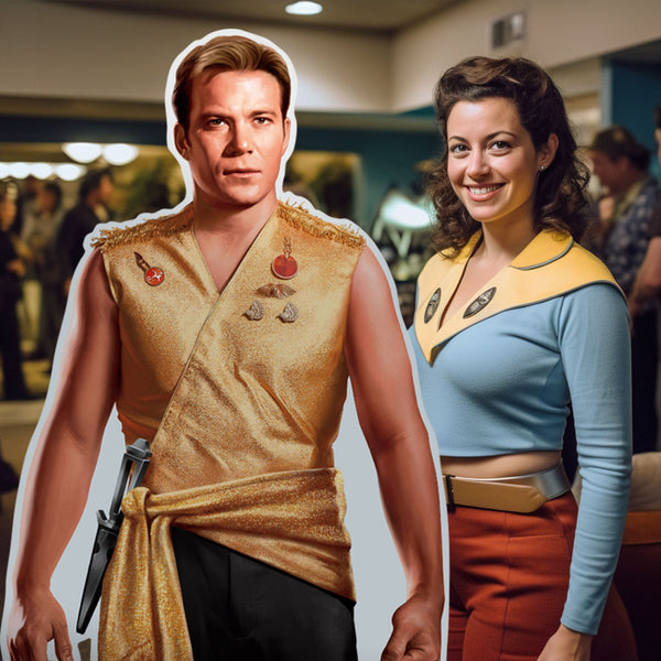 Captain Kirk Mirror Life-Size Cardboard | Star TrekCutout - Prime PartyCardboard Cutouts