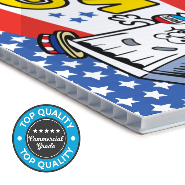 Go Vote- Booth | Yard Sign with Lawn Stakes, Schoolhouse Rock - Prime PartyYard Signs