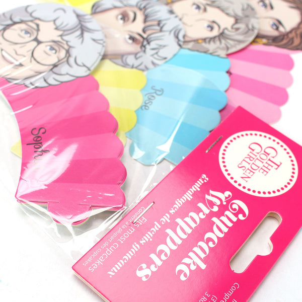 Golden Girls Cupcake Wrappers (Set of 12) - Prime PartyCupcake Wrapper