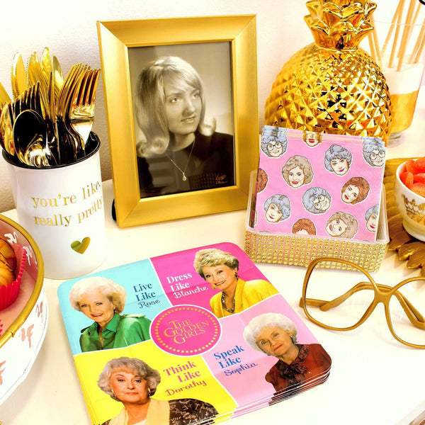 Golden Girls Dessert Plates (8 Pack) - Prime PartyPlates