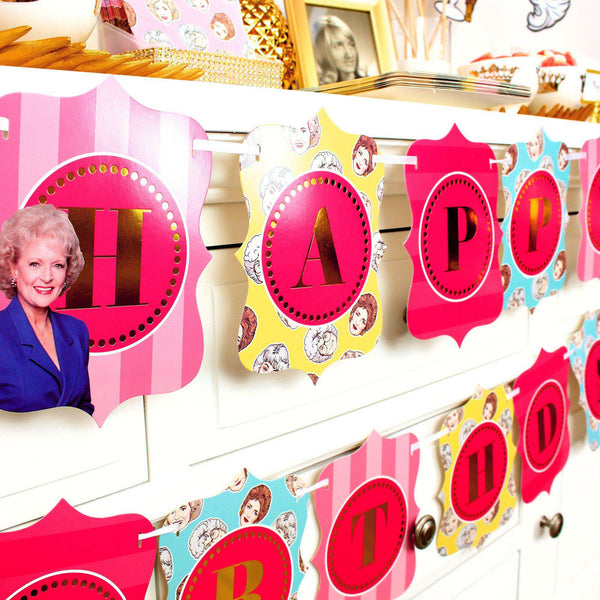 Golden Girls Jointed Birthday Banner - Prime PartyBanners