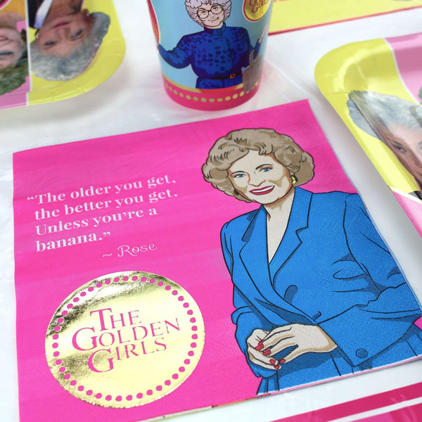 Golden Girls Napkins for Parties & Luncheons (16-Pack) - Prime PartyNapkins