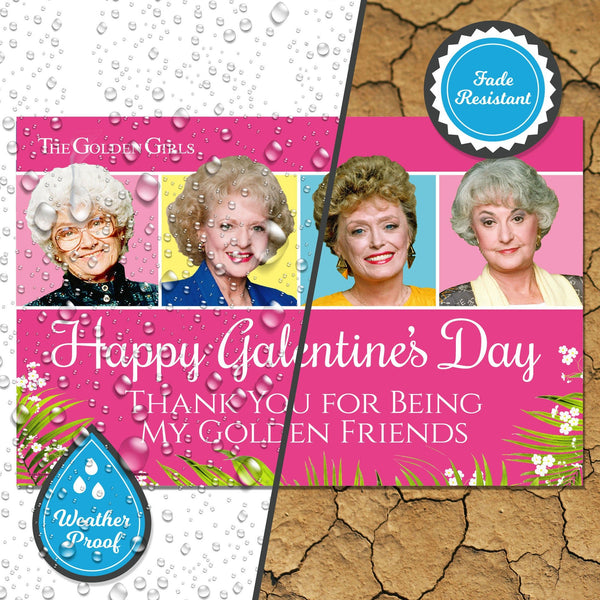 Golden Girls Personalized Yard Sign - 4 Across - Prime PartyPersonalized Yard Signs