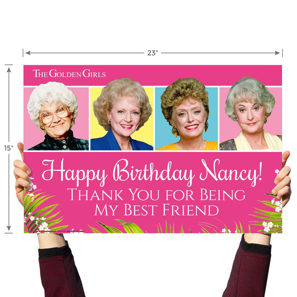 Golden Girls Personalized Yard Sign - 4 Across - Prime PartyPersonalized Yard Signs