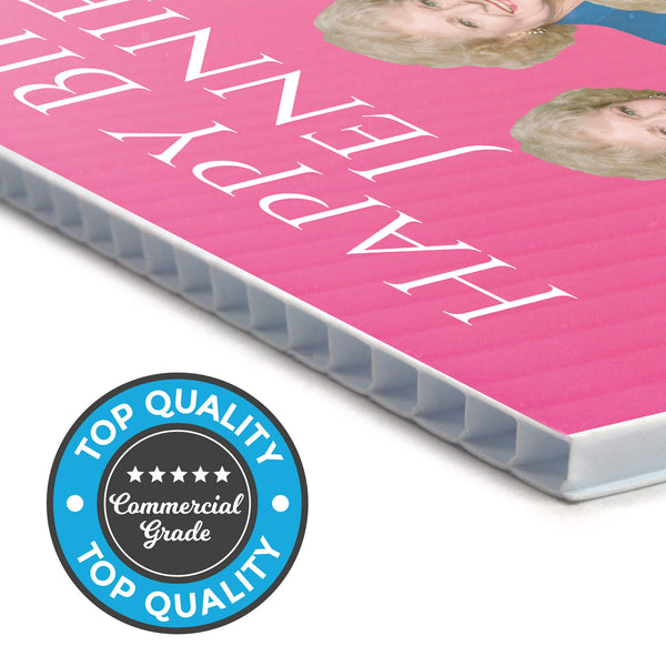 Golden Girls Personalized Yard Sign - Dozen Roses - Prime PartyPersonalized Yard Signs