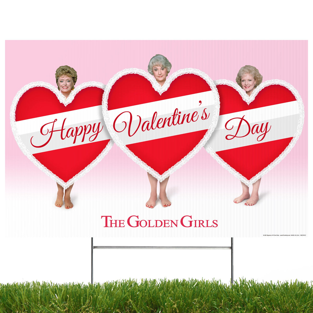 Golden Girls Valentine's Day Yard Sign – Prime Party