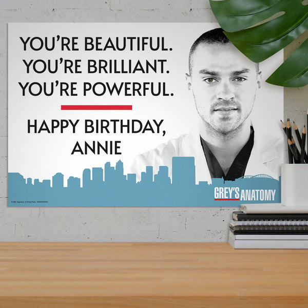 Grey's Anatomy – Jackson, Personalized Yard Sign - Prime PartyPersonalized Yard Signs