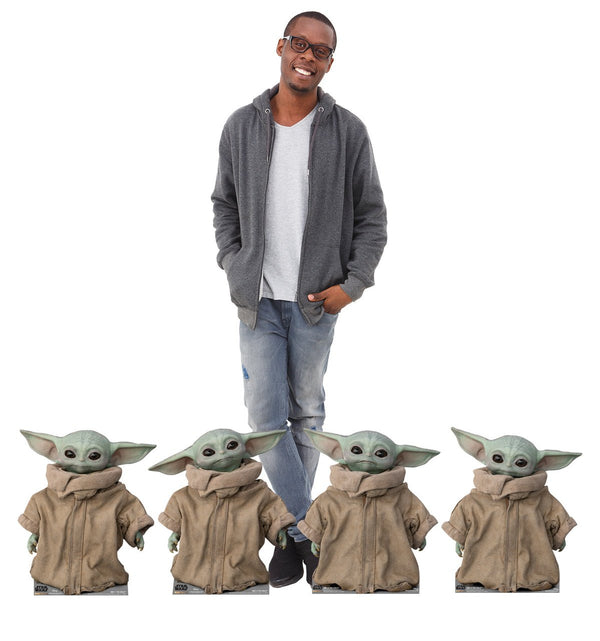 Grogu "The CHILD" Set of 4 Cardboard Cutouts - Prime PartyCardboard Cutouts
