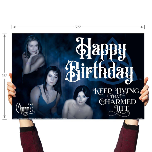 Happy Birthday, Keep Living That Charmed Life, Charmed Yard Sign - Prime PartyYard Signs
