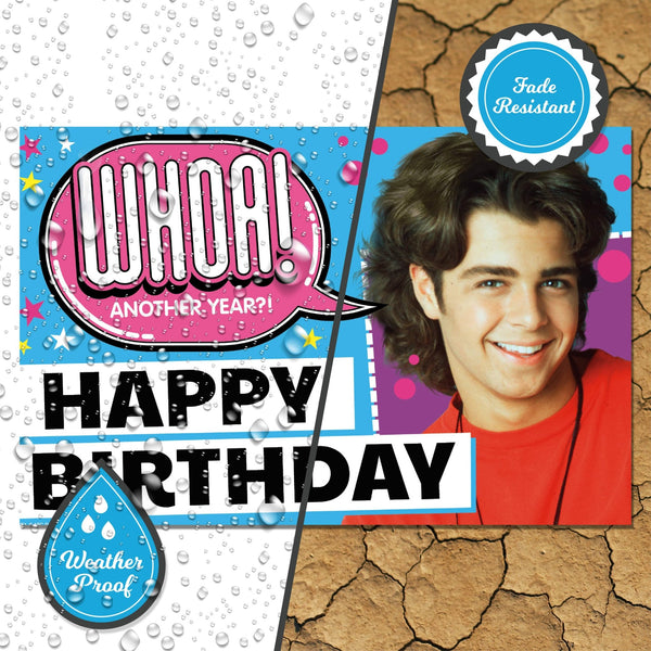 Happy Birthday | Yard Sign with Lawn Stakes, Joey Lawrence - Prime PartyYard Signs