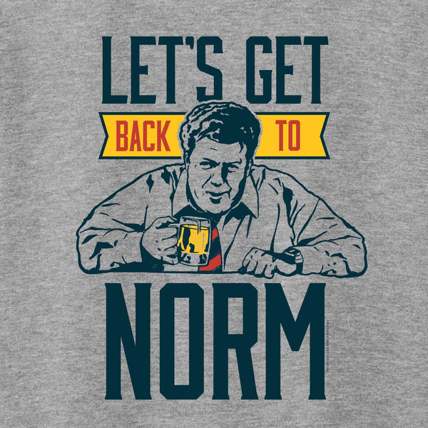 Let's Get Back to Norm – Cheers T-Shirt - Prime PartyShirt