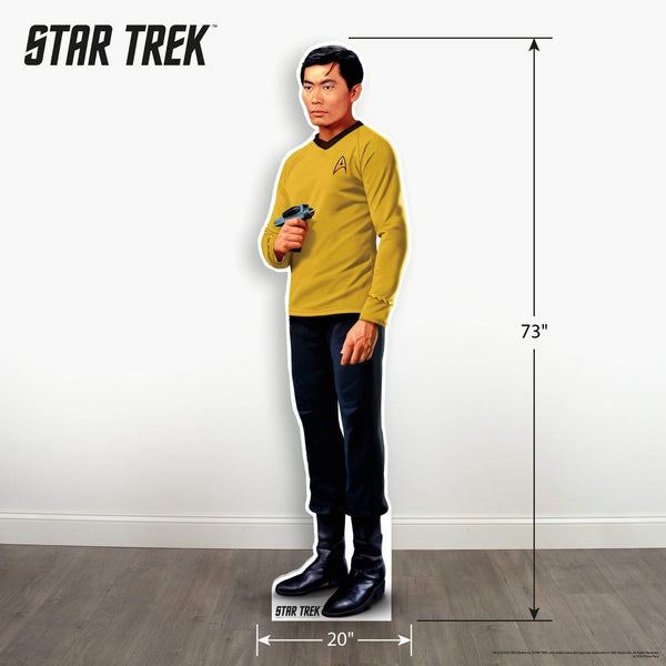 Lieutenant Hikaru Sulu Life-Size Cardboard Cutout | Star Trek - Prime PartyCardboard Cutouts