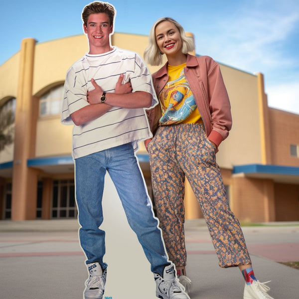 Life-Sized Zack Morris Cardboard Cutout, Saved by the Bell Standee - Prime PartyCardboard Cutouts