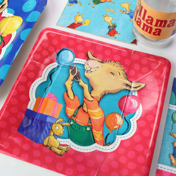 Llama Llama Dessert Plates (8 Pack) - Prime PartyPlates