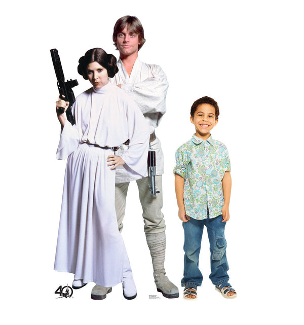 Luke and Leia - Star Wars - Cardboard Cutout - Prime PartyCardboard Cutouts