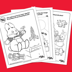 Max & Ruby Activity Sheets - Prime PartyGames & Activities