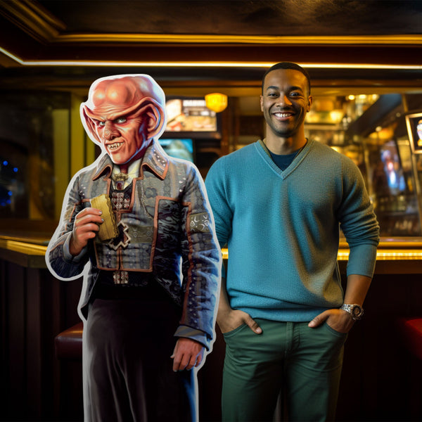 Quark Life-Size Cardboard Cutout | Star Trek, Deep Space Nine - Prime PartyCardboard Cutouts