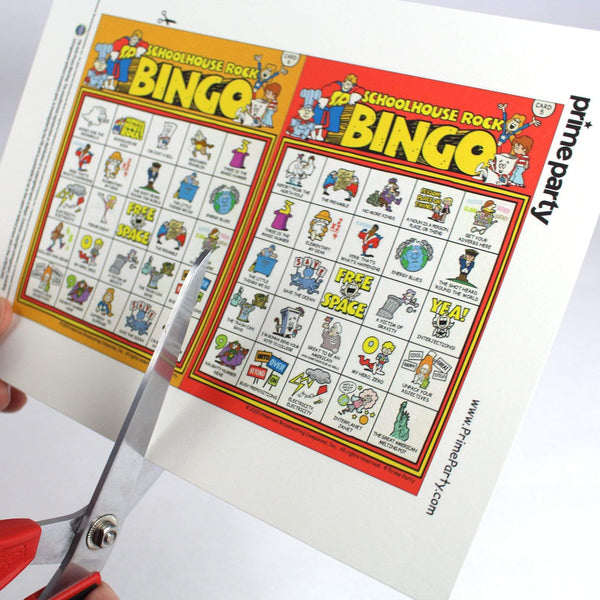 Schoolhouse Rock! Printable Bingo Game - Prime PartyParty Games