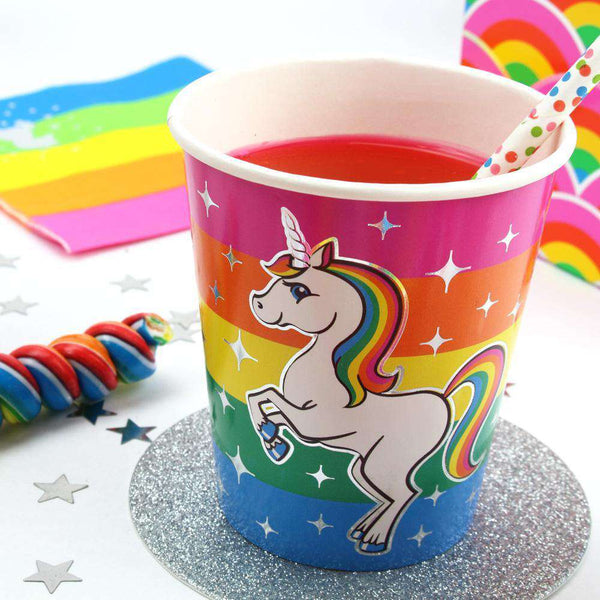 Silver Lining Rainbow Unicorn Standard Pack for 8 - Prime PartyParty Packs