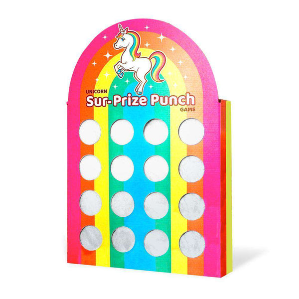 Silver Lining Rainbow Unicorn Sur-Prize Punch Game - Prime PartyGames & Activities