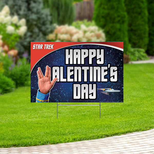 Star Trek Happy Valentine's Day Vulcan Salute - Prime PartyYard Signs
