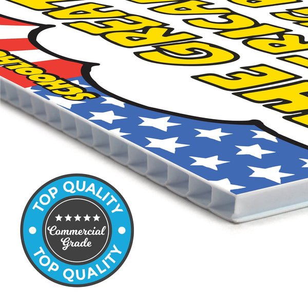 The Great American Melting Pot | Yard Sign with Lawn Stakes, Schoolhouse Rock - Prime PartyYard Signs