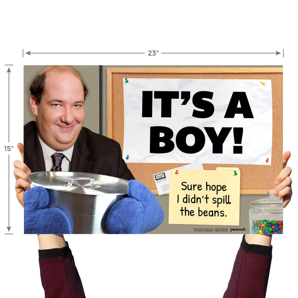 The Office Personalized Yard Sign with Kevin Malone, Sure Hope I didn’t Spill the Beans - Prime PartyYard Signs