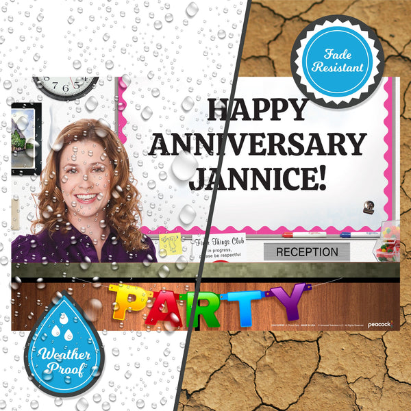 The Office, Personalized Yard Sign with Pam Halpert - Prime PartyYard Signs