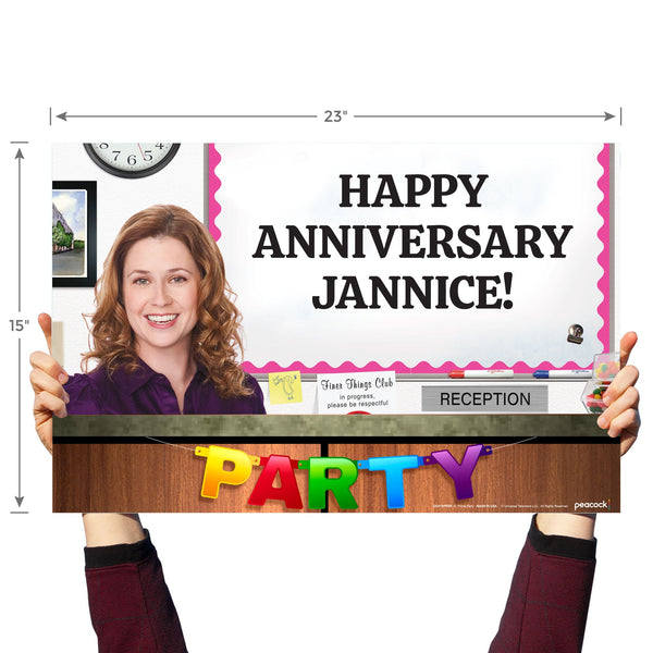 The Office, Personalized Yard Sign with Pam Halpert - Prime PartyYard Signs