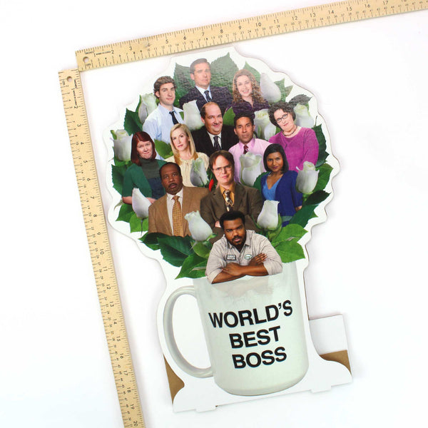 The Office World's Best Boss Flower Bouquet - Prime PartyCenterpieces