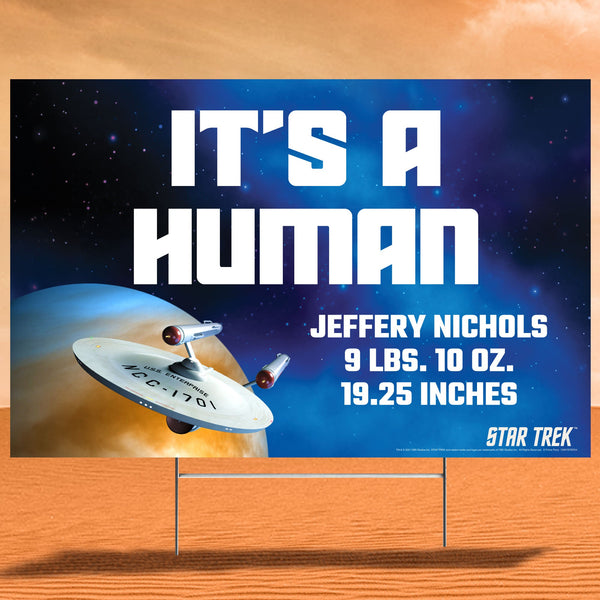 USS Enterprise Personalized Yard Sign, Star Trek Original Series - Prime PartyPersonalized Yard Signs