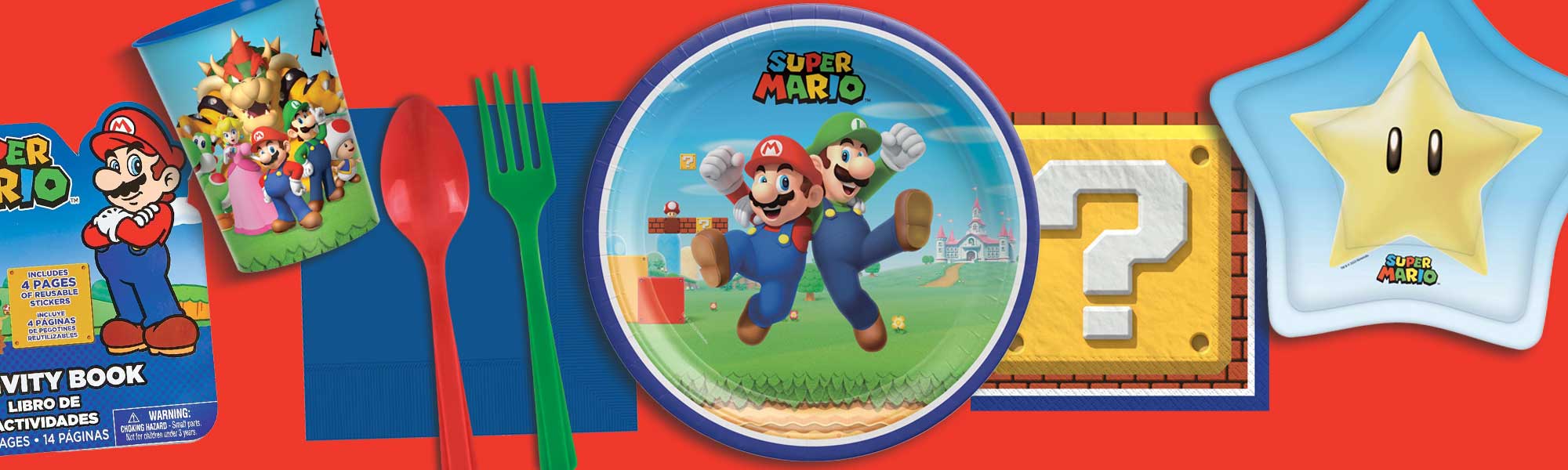 Super Mario Party Supplies Mario Birthday Party Supplies Primeparty — free download