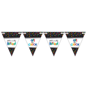 Officially Retired Pennant Jointed Banner Banners