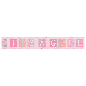 ITS A GIRL Jointed Banner Banners