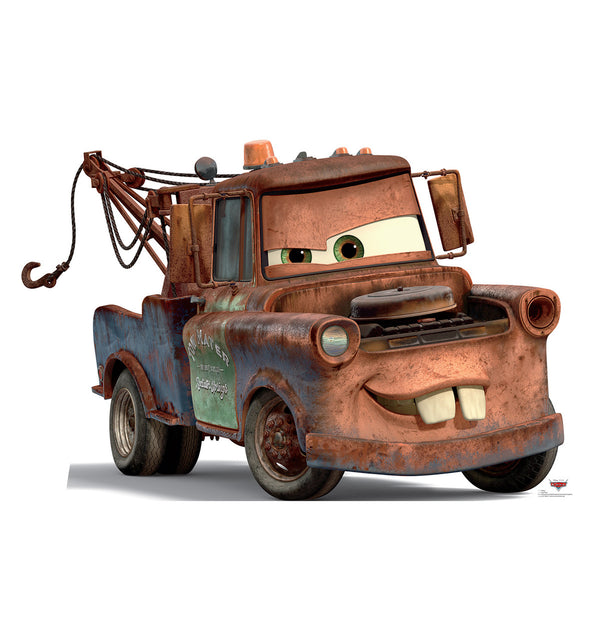 Mater life-size cardboard cutout from Disney Pixar Cars