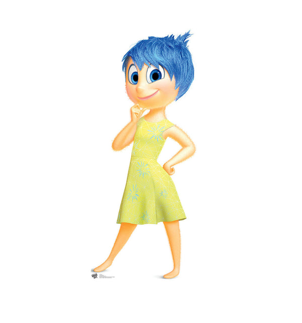 Joy life-size cardboard cutout from Disney Pixar Inside Out, 60 inches tall