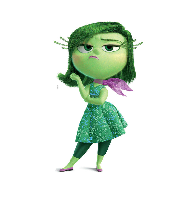 Disgust life-size cardboard cutout from Disney Pixar Inside Out, 44 inches tall