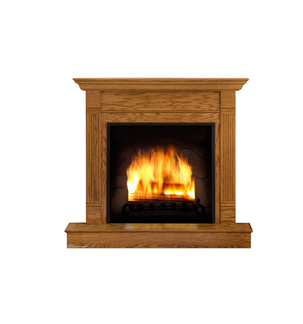 Fireplace Cardboard Cutout