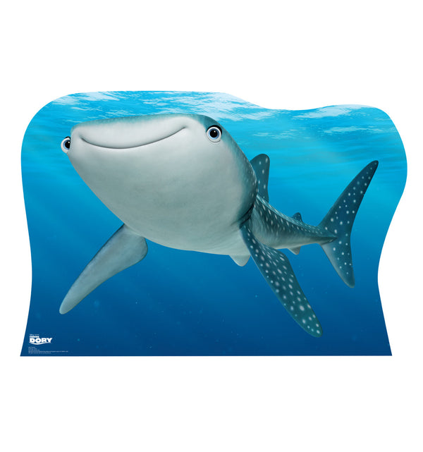 Destiny the whale shark life-size cardboard cutout from Finding Dory