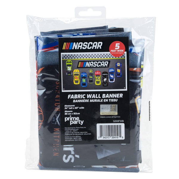 A Packaged NASCAR Fabric wall banner by Prime Party